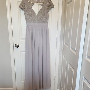 Lace Gray Dress